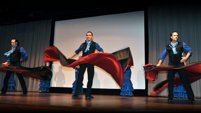 Flamenco dancers from Ensemble Espanol.