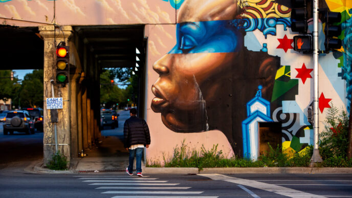 Mural in Auburn Gresham neighborhood