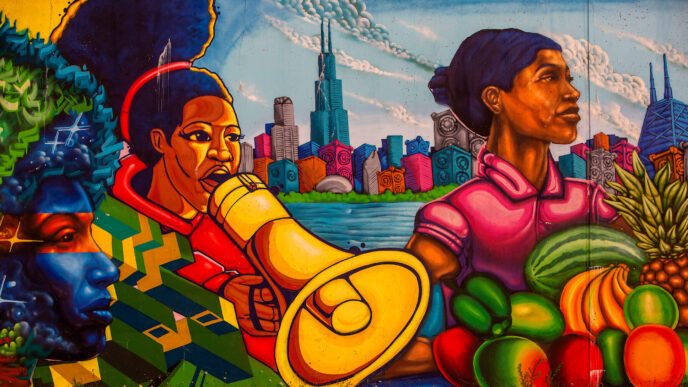 Mural in Auburn Gresham neighborhood.