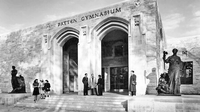The former Patten Gymnasium at Northwestern University.