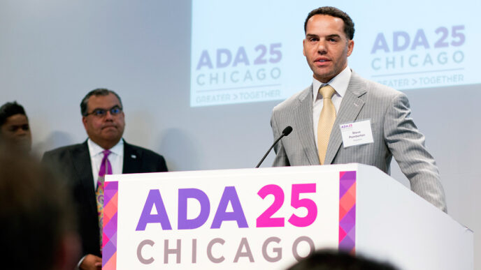 Steve Pemberton of the ADA25 Steering Committee