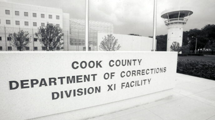 Exterior of Cook County Jail