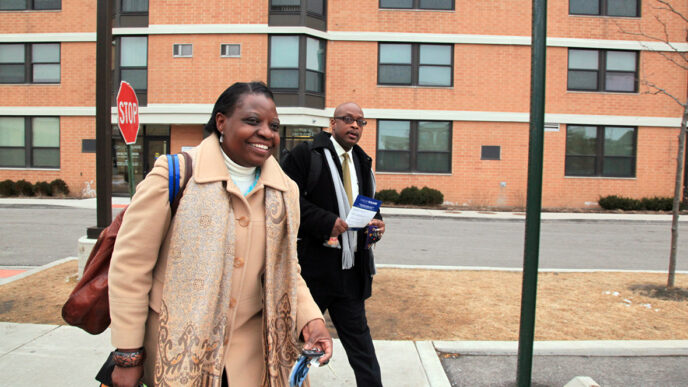 Rose Mabwa outside the TCB Oakley Square apartment complex|Warmup at a hip-hop dance class|.