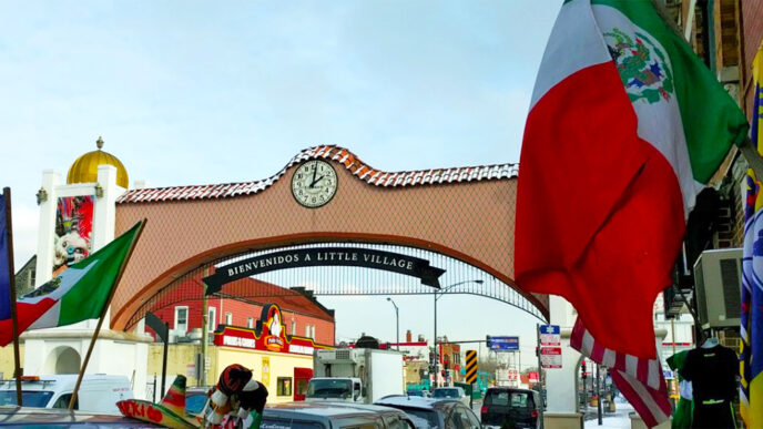 The archway over 26th Street.